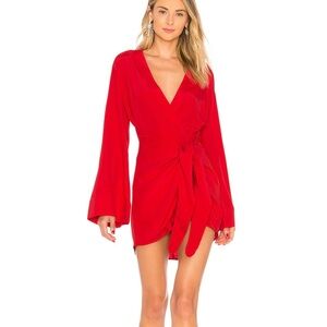 Revolve/ L’Academie red mini dress